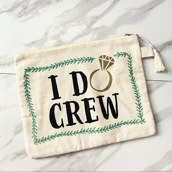 "I DO CREW" Canvas Survival Bag, Flask & Hair Ties - Picture 5 of 10
